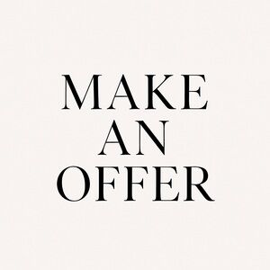 Reasonable Offers are Always Welcomed ☺️